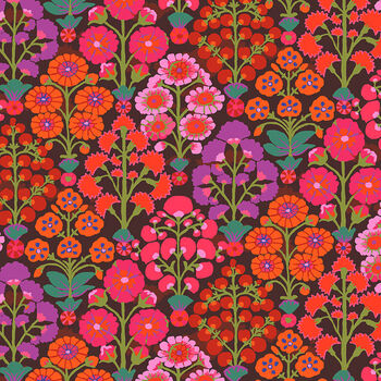 85 and Fabulous by Kaffe Fassett for Free Spirit Fabrics PWGP107 Sprays Red