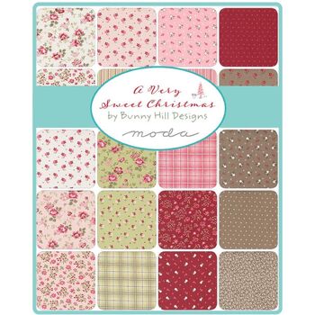 A Very Sweet Christmas by Bunny Hill Designs for MODA 42 x 25 Strips 3060JR