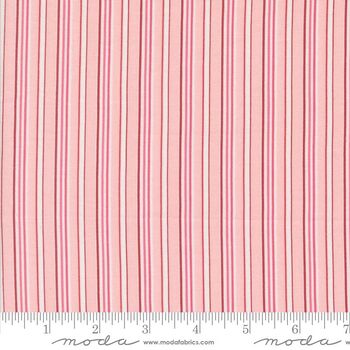 A Very Sweet Christmas by Bunny Hill Designs for MODA M3066 12 Pink Stripe