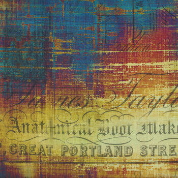 Abandoned By Tim Holtz For Free Spirit Fabrics PWTH131 Patina Portland Street