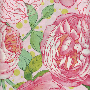 Abby Rose by Robin Pickens for MODA Fabrics M48670 12 Pink 