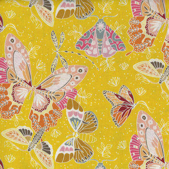 Aerial by Tamara Kate For Windham Fabrics 521793 YellowButterflies