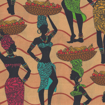 African Women by Ruben Design Studio RUAFR55D Color Multi