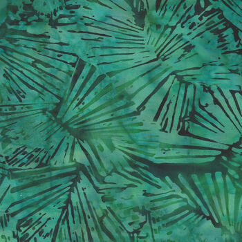 Anthology Batik Baliscapes Tigerlily 2337QX Emerald