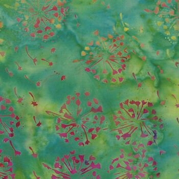 Anthology Batik by Jacqueline De Jonge for Fern Textiles 3061QX Green