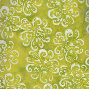 Anthology Batik for Fern Textiles 2165QX Lime Poker Night