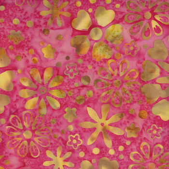 Anthology Batik for Fern Textiles 3040QX Pink Jacqueline De Jonge