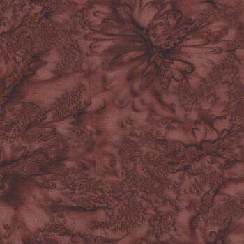Anthology Batik for Fern Textiles  1734 Cola  Lava Solid