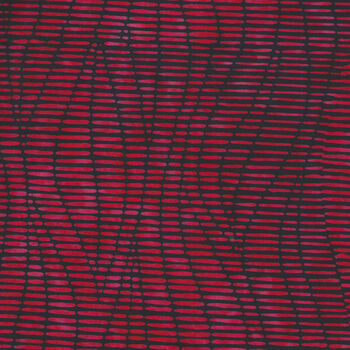 Anthology Batik for Fern Textiles  866QScarlet