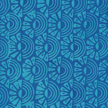 Anthology Batiks by Puravida by Shay for Fern Textiles 9089Q1 Blue Lagoon