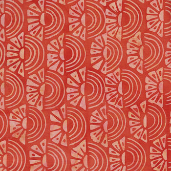 Anthology Batiks by Puravida by Shay for Fern Textiles 9089Q3 Papaya