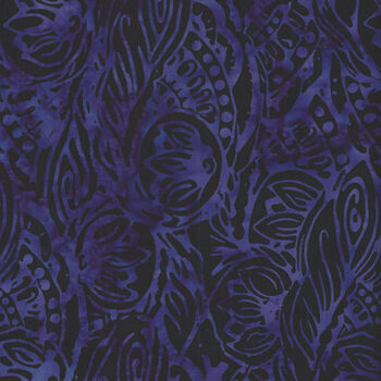 Anthology Batiks for Fern Textiles Baliscapes Enchant 2509QX Black