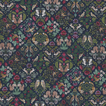 Art Nouveau Symphony Petite Printed In Japan 66050 Color 102 Navy