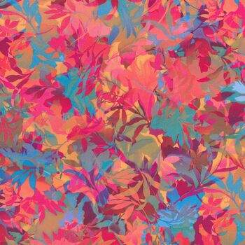 Artful Blooms for Studio Robert Kaufman SRKD  22688  143 Coral