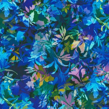 Artful Blooms for Studio Robert Kaufman SRKD  22688  257 Caribbean