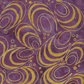 Ayu Batiks 2202 from Batik Australia AP 14 Color A PurpleMustard