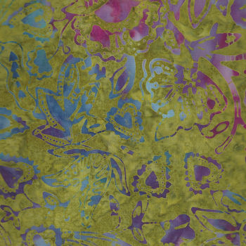 Ayu Batiks From Batik Australia M52 Color 1 GreenMulti 