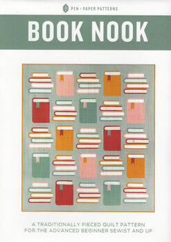 BOOK NOOK Quilt Pattern From Pen + Paper Patterns  