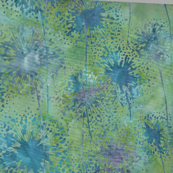 Bali Handpaints by Hoffman HQ2151 560 Dandelions Color Tide Pool