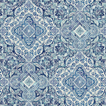 Banyan by Whistler Studios for Windham Fabrics 541102 Wedgwood Blue