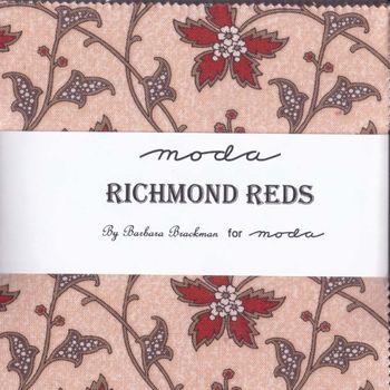 Barbara Brackman Richmond Reds 5andquot Precuts for Moda