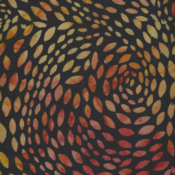 Batik Australia  BA276 BlackOrangeYellow