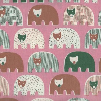 Bears Speciality Japanese Cotton Fabric 10211210 Colour 3B Peach