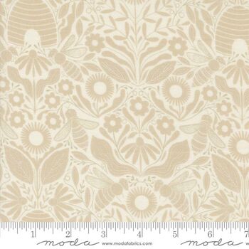 Bee Garden by Gingiber for MODA Fabrics M48414 11 Beige