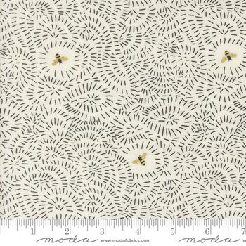 Bee Garden by Gingiber for MODA Fabrics M48415 11M Pale Cream