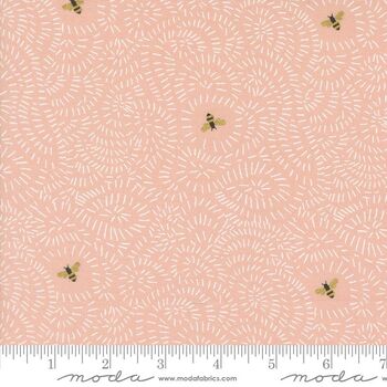 Bee Garden by Gingiber for MODA Fabrics M48415 17M Pink