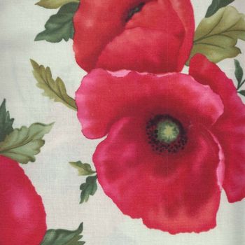 Benartex Poppy Panache 620colour 04 by Grizzly Gulch Patchwork and Quilting Fabric