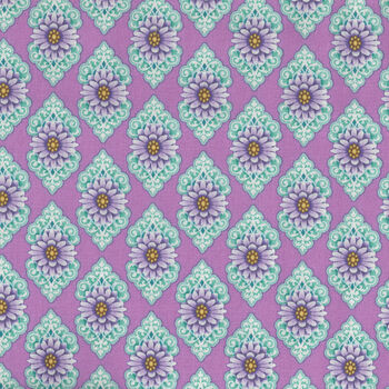Birds In Paradise by Catalina Estrada for Free Spirit PWCE007XLilac Daisy