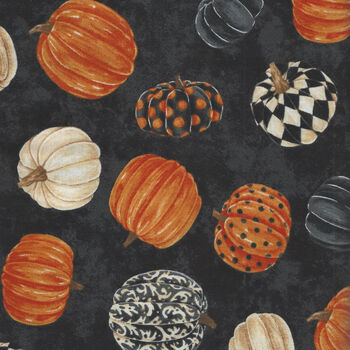 Black Cat Capers By Andrea Tachiera For Northcott 2411799 Pumpkins