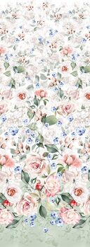 Blossoming Border by Michael Miller Fabrics Digital DCX10070BWHTD