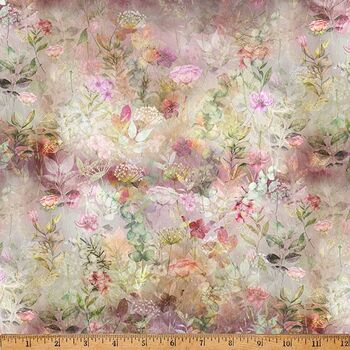 Blush Garden A Hoffman Spectrum Print 5495 448 Blossom Pink