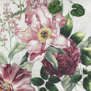 Botanical Charm A Hoffman Spectrum Print Fabric SW5369 Col 119 Vintage