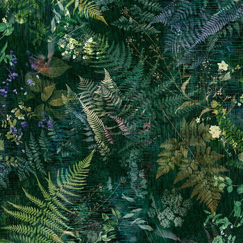 Botanical House Hoffman Spectrum Print HW5401 031 Emerald