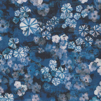 Bouquet Dream Garden by RJR Digiprint RJ2204IN1D Blue