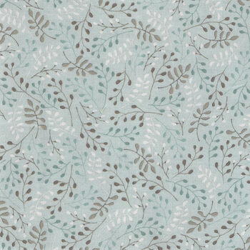 Brielle Garden by Turnowsky for QT Fabrics 164929047 Q Duckegg BlueChocolate