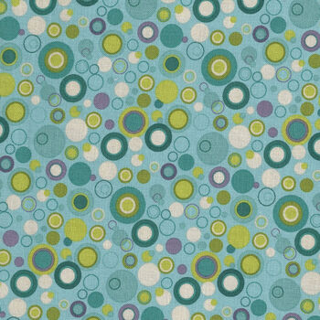 Bubble Dot Basics by Leanne Anderson for Henry Glass 9612 Col 11 Duckegg