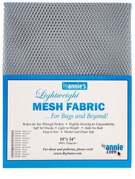 By Annieand39s Lightweight Mesh Fabric 18 x 54 SUP209Pewter