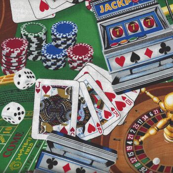 Casino From Timeless Treasures Fabrics TTC1450 Colour Green