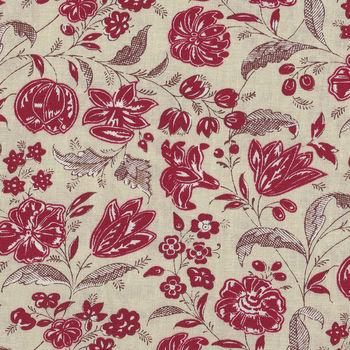 Chafarcani By French General For Moda Fabrics M1385312  RedLight Taupe