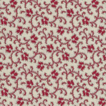 Chafarcani By French General For Moda Fabrics M1385812 RedLight Cream