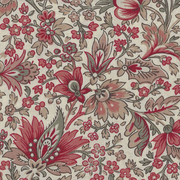 Chafarcani By French General For Moda Fabrics M1386012  CreamRed