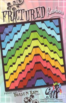 Cindi McCracken Quilt Pattern andquotFractured Rainbowandquot