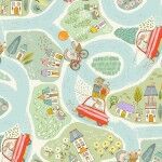 City Adventure by Lisa Glanz for Michael Miller Fabrics DC9174BLUED