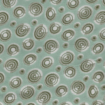 Colour Rhythm by Stoffabrics 4514113Basic Circle and Dots MS2101 DuckeggGrey