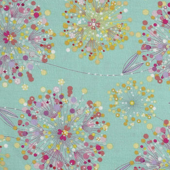 Confetti Blossoms from Quilting Treasures 164926234H Aqua