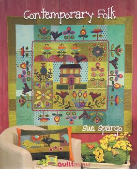 Contemporary Folk by Sue Spargo for quiltmania